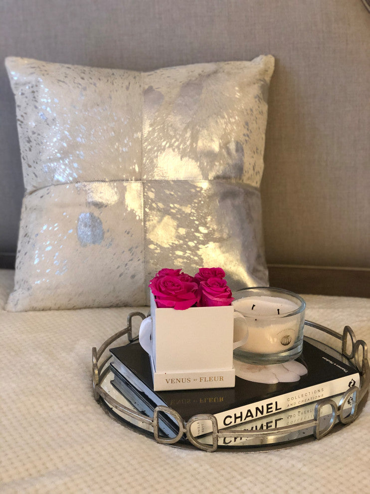 Decor Maisonette Dakota Throw Pillow, Gray, 20"x20"x3"