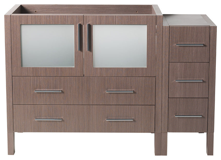 Fresca FCB62-3612GO Torino 48" Gray Oak Modern Bathroom Cabinets
