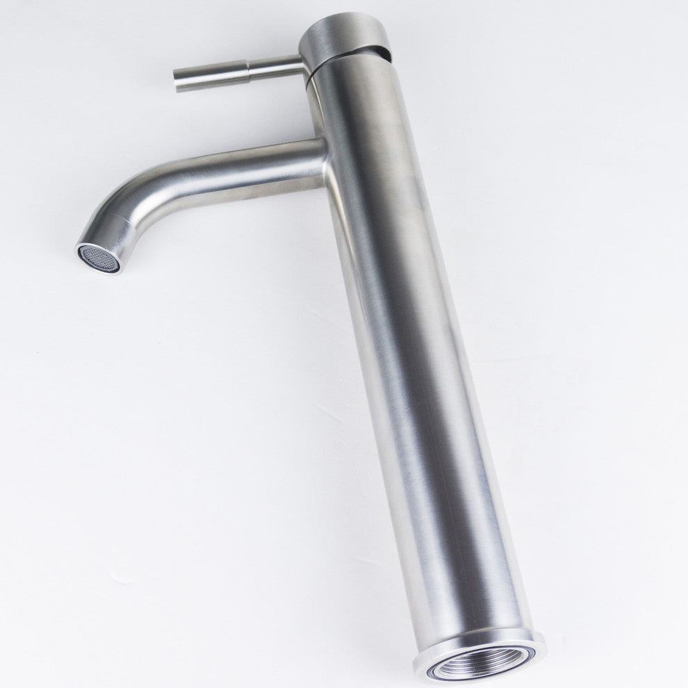 Eviva Ramo One Handle Bathroom Faucet, Brushed Nickel