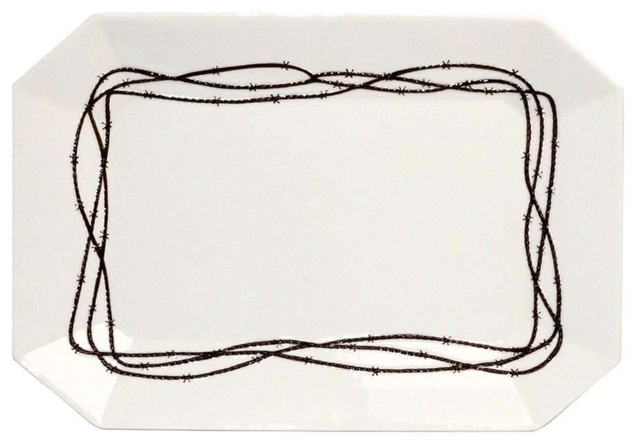 Barbwire Serving Platter