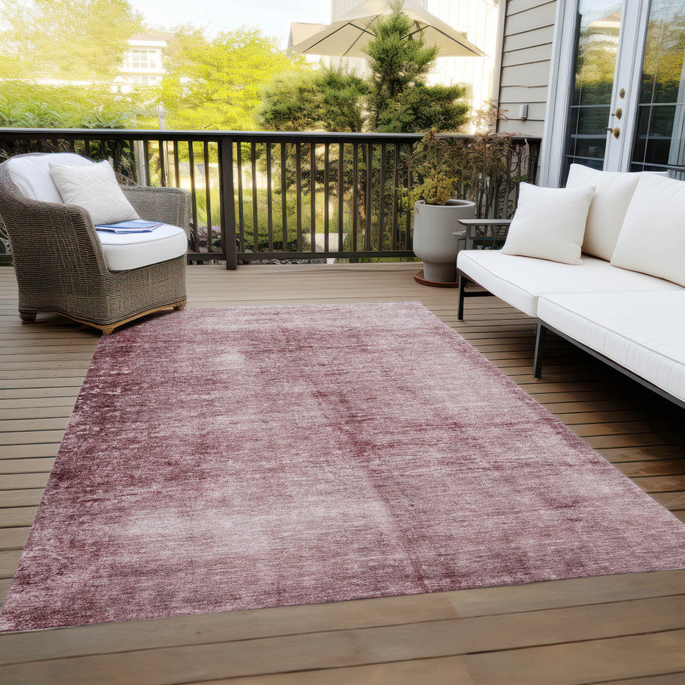 Machine Washable Indoor/Outdoor Chantille ACN1884 Blush 2'6" x 3'10" Rug
