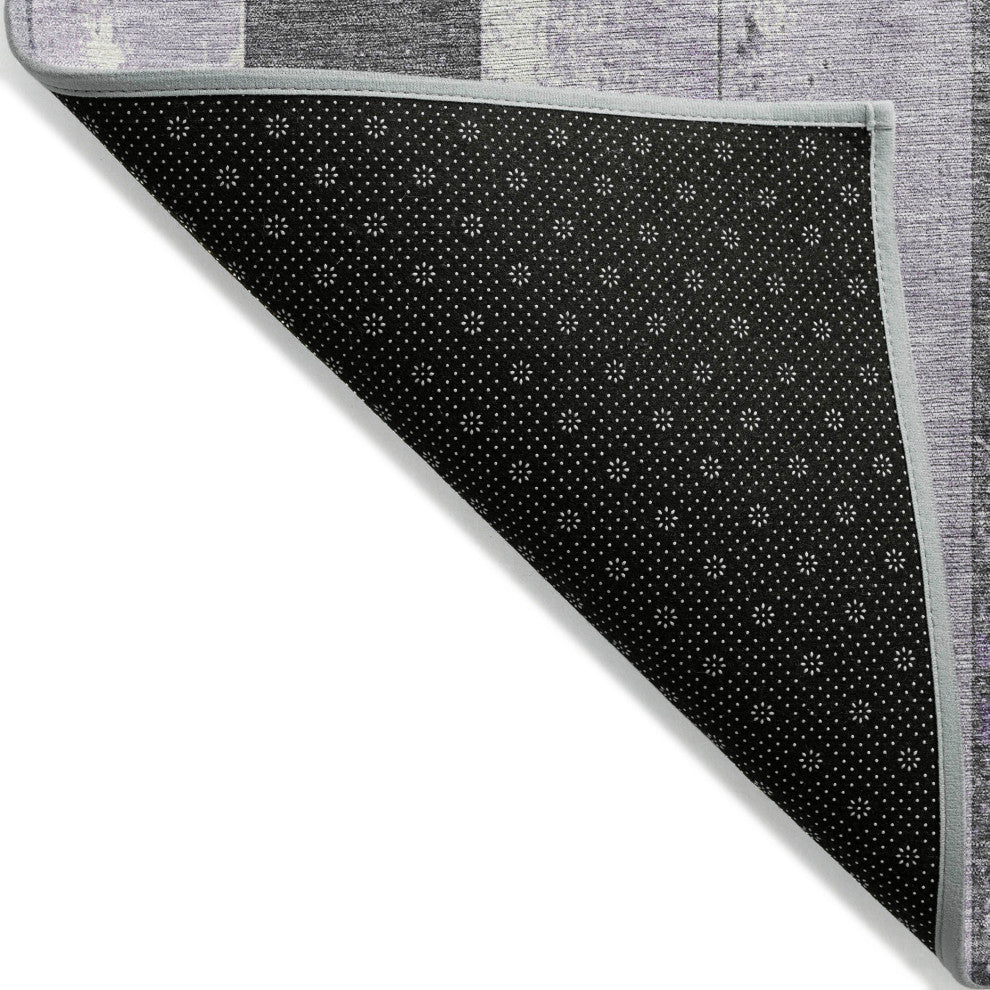 Machine Washable Indoor/Outdoor Chantille ACN1868 Violet 2'3" x 7'6" Runner Rug