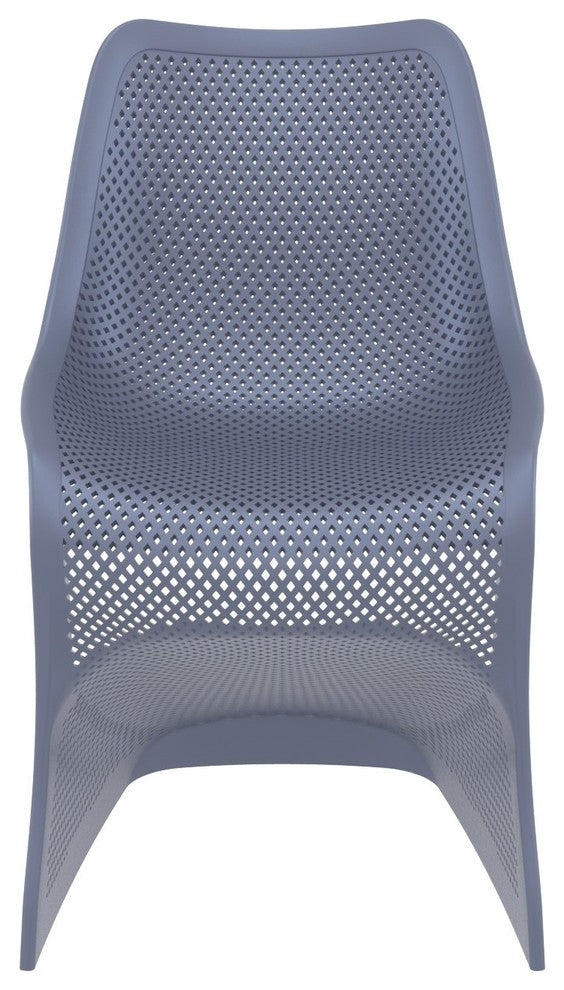 Compamia Bloom Outdoor Dining Chairs, Set of 2, Dark Gray