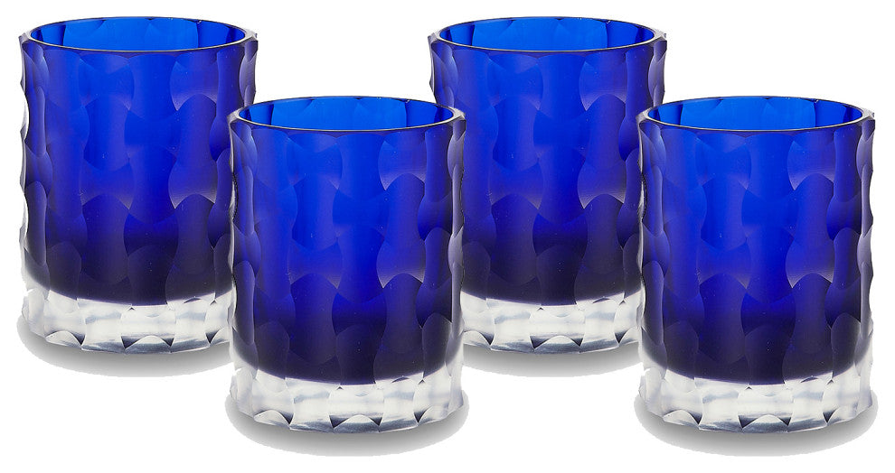 Noma Votive, Set of 4, Blue