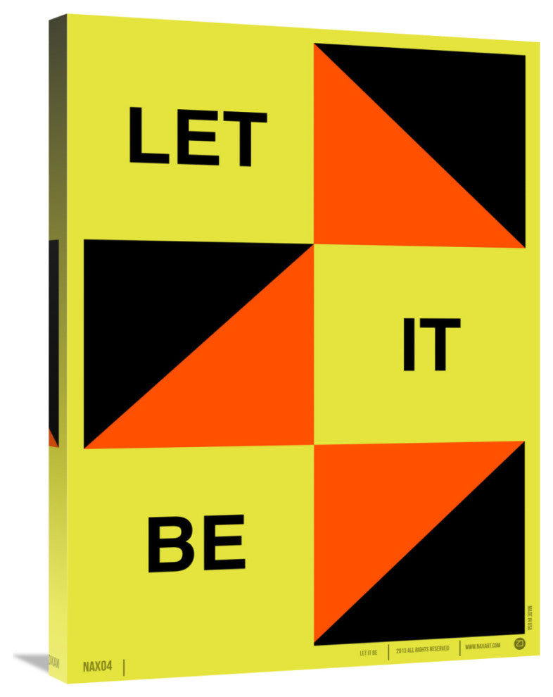 "Let It Be" Poster Fine Art Print