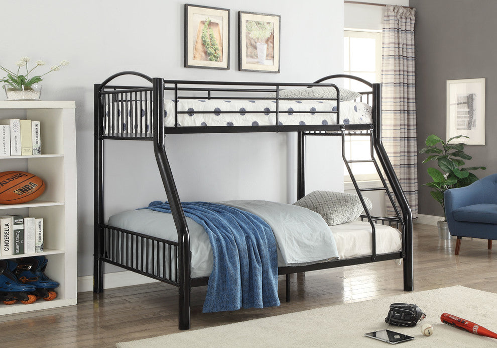 Cayelynn Twin-Over-Full Bunk Bed, Black