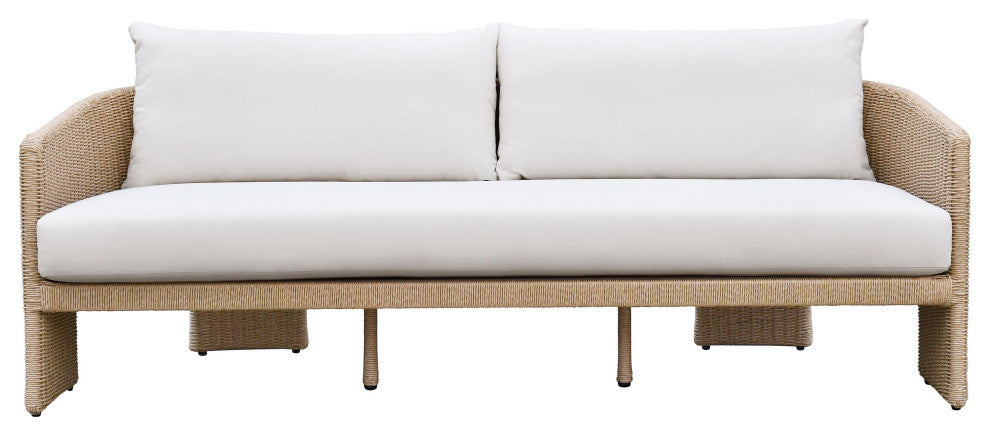 Alexa Cream Outdoor Sofa - Cream