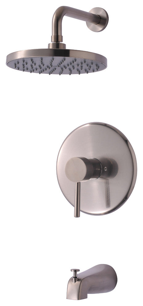 Hardware House 13-5627 Satin Nickel Tub / Shower Combo Faucet