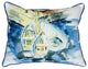 Pair of Betsy Drake Three Row Boats Large Indoor/Outdoor Pillows