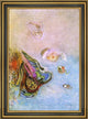 Odilon Redon Animals of the Sea - 16" x 24" Framed Premium Canvas Print