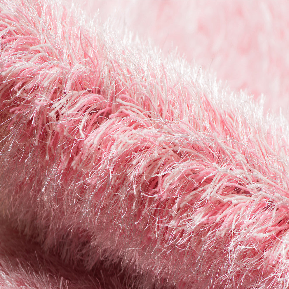 Metro Area Rug, Pink, 9? x 13?6?, Solid