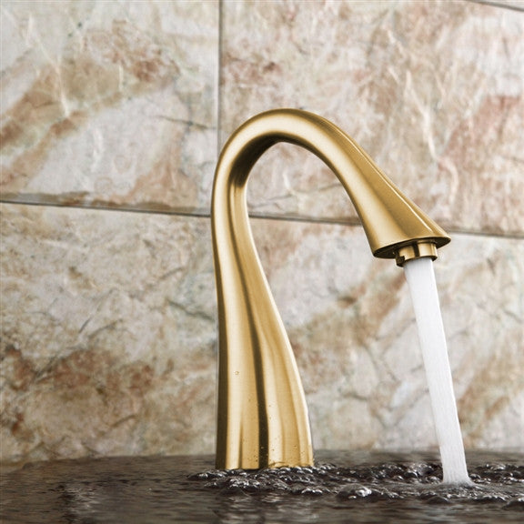 Fontana Commercial Gold Touch-less Automatic Sensor Hands-Free Faucet