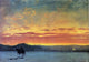 Albert Bierstadt Indian Rider at Sunset Premium Canvas Print