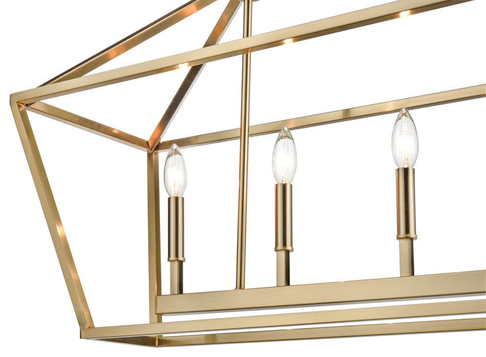 5-Light 12" Modern Gold Pendant