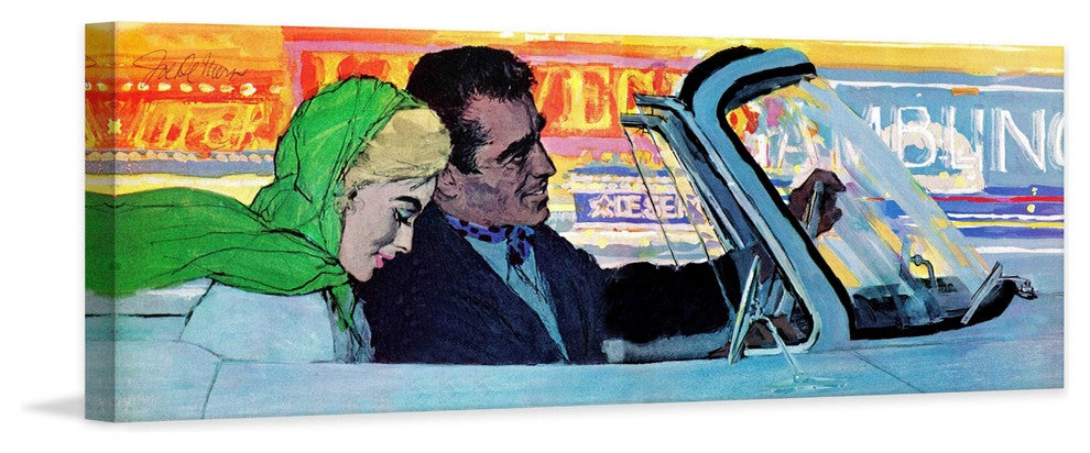 "Take Her to Vegas" Painting Print on Canvas by Joe de Mers