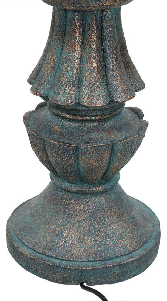 Sunnydaze Nouveau Tiered Outdoor Backyard Garden Water Fountain, 41"