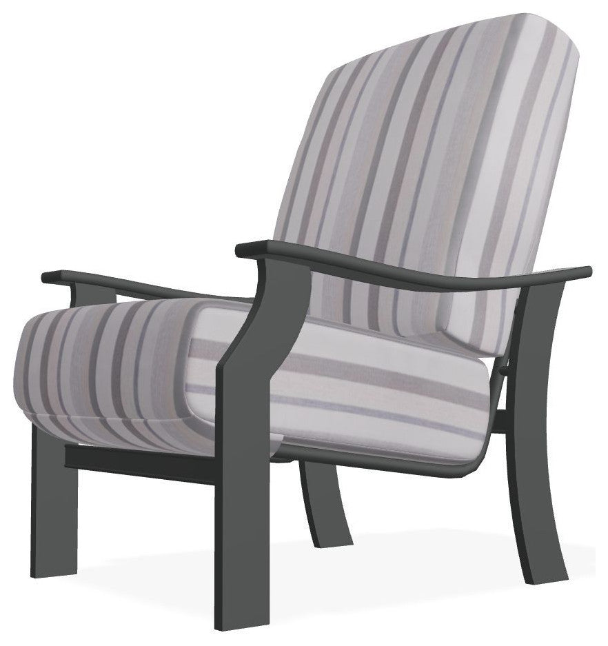 St. Catherine Deep Seat Outdoor Armchair, Sensory Dove/Graphite
