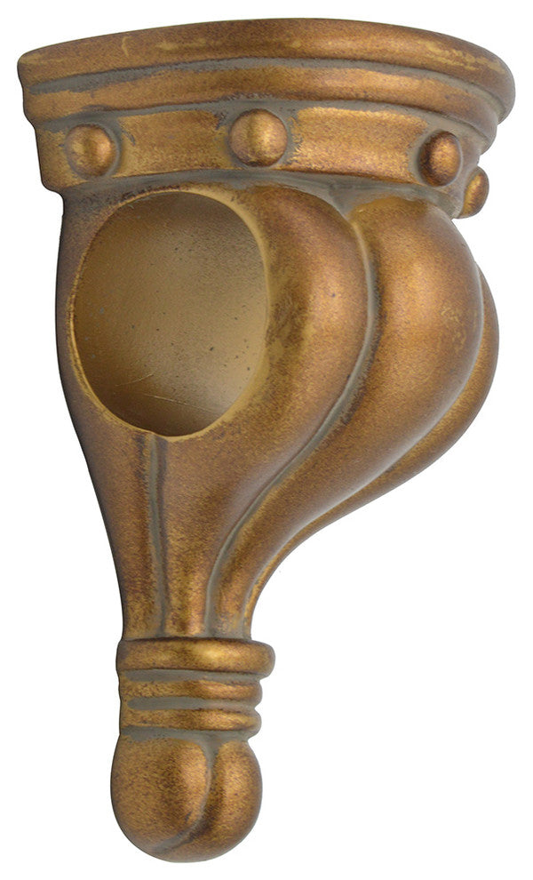 Urbanest, Set of 2, Rigaud Drapery Sconce, 1 3/4" Diameter, English Gold