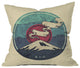 Deny Designs Hector Mansilla Fuji Outdoor Throw Pillow