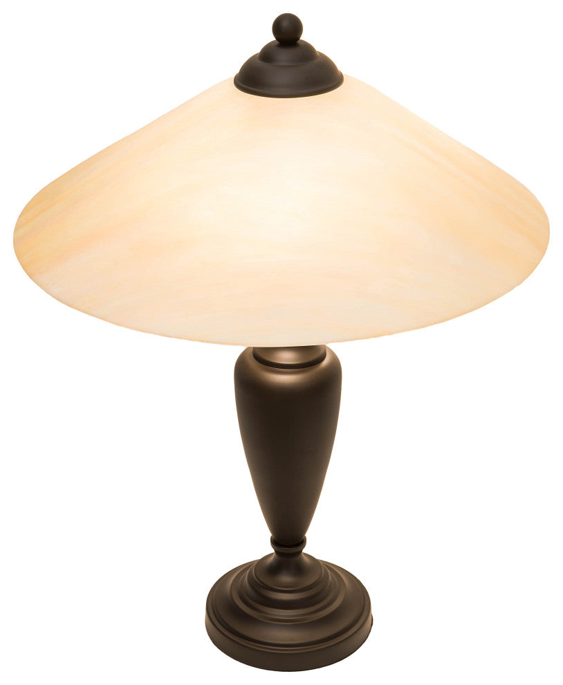 18"H Beige Iridescent Table Lamp