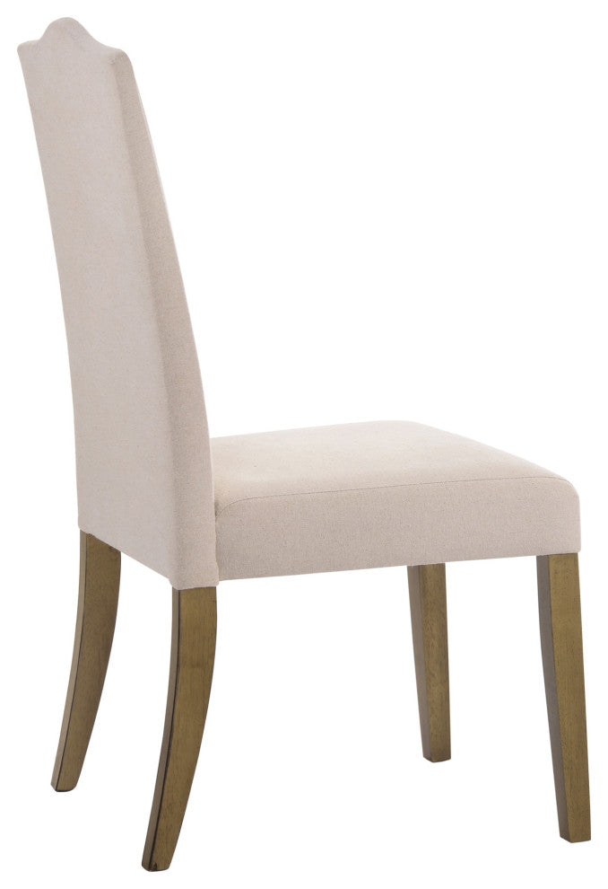Emily Nailhead Parsons Upholstered Chair, Harvest Oak/Cream