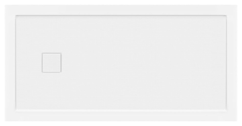 LessCare 60"x30" Left Double Threshold Shower Pan Base Wall Corner Left Drain