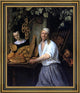 Jan Steen the Leiden Baner Arend Oosterwaert and His Wife Framed Print, 20"x25"