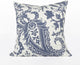 Edina Printed Cotton Cushion Cover, Set of 2, Blue
