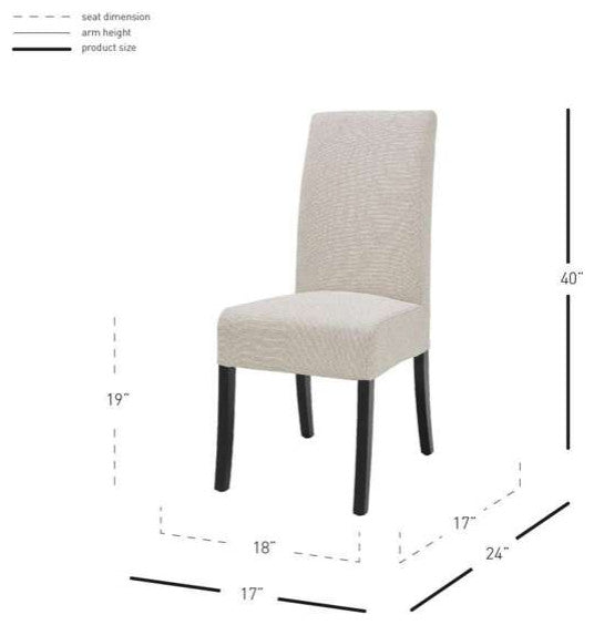 Valencia Dining Side Chair, Cardiff Cream, Fabric