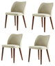Modern Polyester Upholstered Dining Chair Set of 4, Ivy