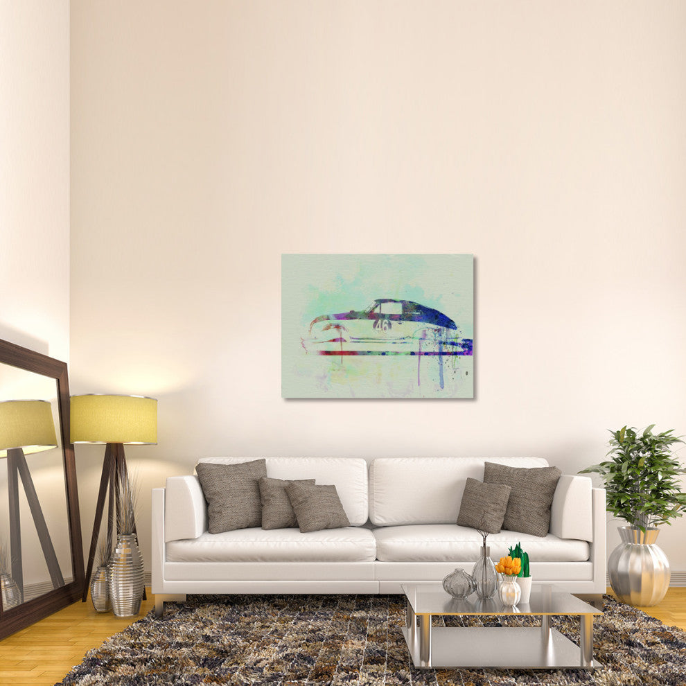 "Porsche 356 Watercolor" Fine Art Print
