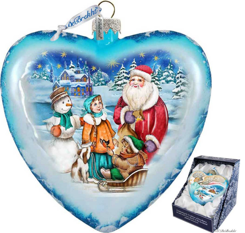 Hand Painted Scenic Glass Ornament Limited Edition Trip