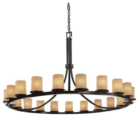 DAKOTA 21-Light 1-Tier Ring Chandelier