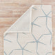 Jaipur Living Starfishing Handmade Animal White/Blue Area Rug, 2'x3'