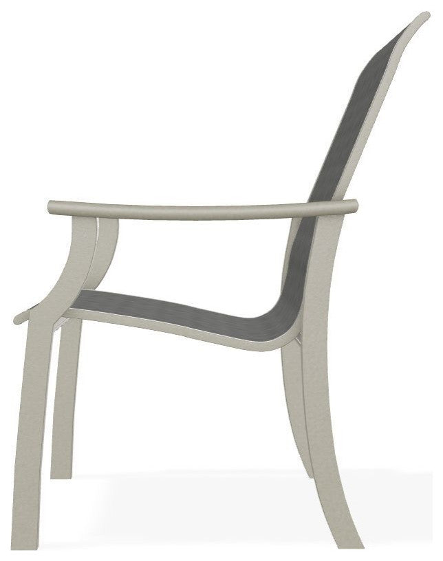 St. Catherine Sling Outdoor Armchair, Anchor/Storm