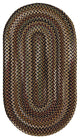 Capel Bangor Very Charcoal 0070_300 Braided Rugs - 5' X 8' Oval