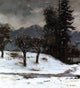 Gustave Courbet Snow Premium Canvas Print