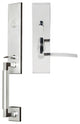 Horizon Lever, Mortise Entry Handleset, RHR, Polished Stainless Steel