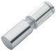 Mont Hard Double Sided Knob With Plastic Sleeve on One Side, Brushed Nickel