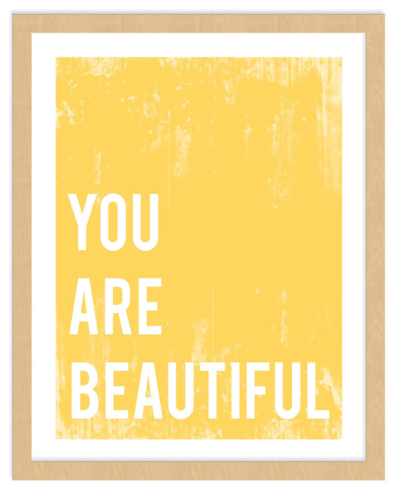 You Are Beautiful 11"x14" Children's Wall Art Print