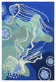Capri Jelly Fish Indoor/Outdoor Rug, 7'6"x9'6"
