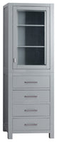 Avanity Modero 24" Linen Tower, Chilled Gray Finish
