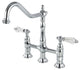 8" Centerset Kitchen Faucet with Plastic Sprayer, CP