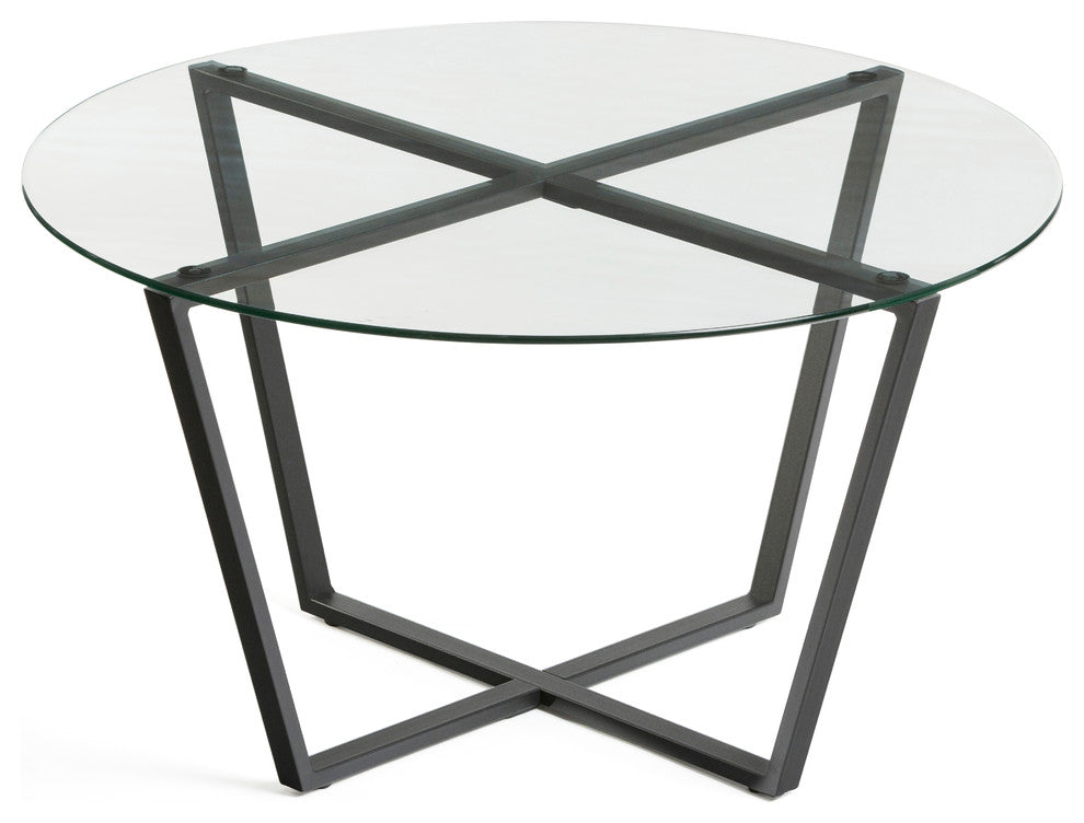 Mango Steam Metro Coffee and End Table, Clear, Coffee Table