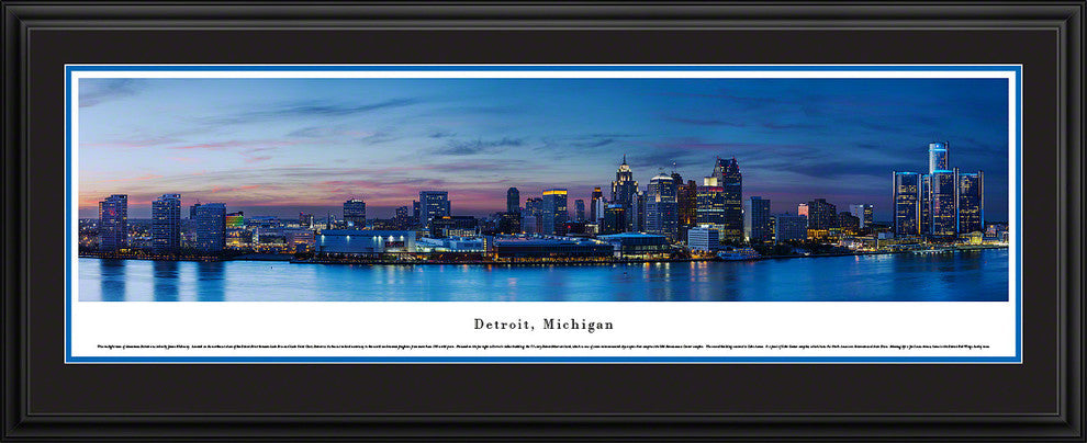 Detroit, Michigan, Deluxe Frame