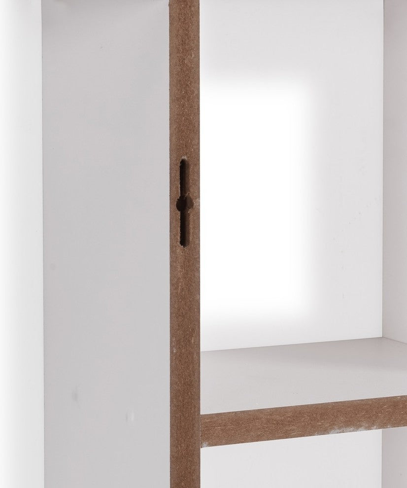 Danya B. Cantilever Cubby Wall Shelf "“ Horizontal or Vertical, White