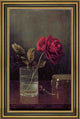 Martin Johnson Heade The Queen of Roses  Framed Premium Canvas Print, 18"x27"