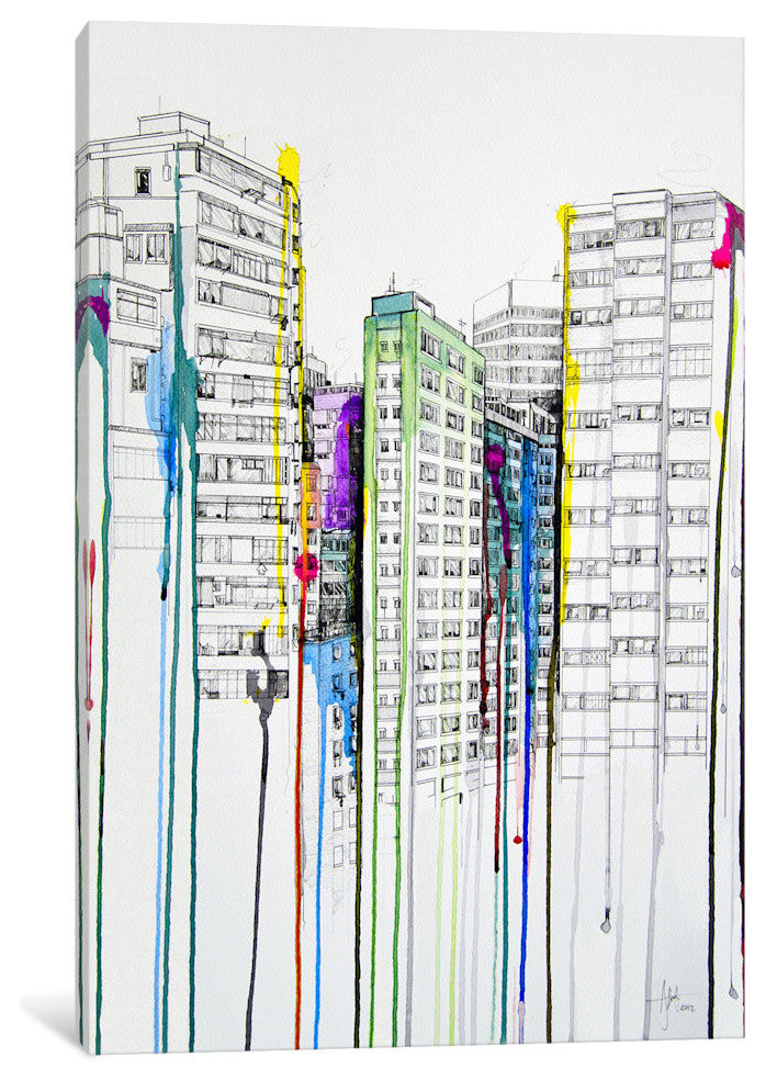 "Hold Your Breath Gallery" by Marc Allante, 40x26x1.5"