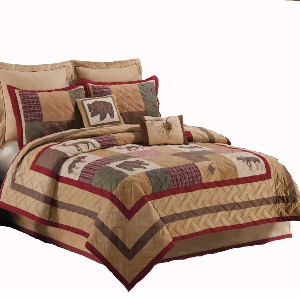 Big Sky Twin Quilt Ensemble by C & F, 6-Piece