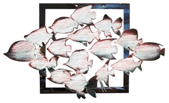 Aquatic Fish, Wooden Decorative Wall Art, Small